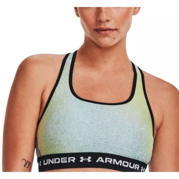 NEW Under Armour Women's Crossback Mid Print Sports Bra XS 136104 - Picture 3 of 4